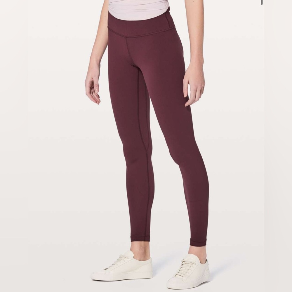 Lululemon Align Leggings Mulled Wine Size 6